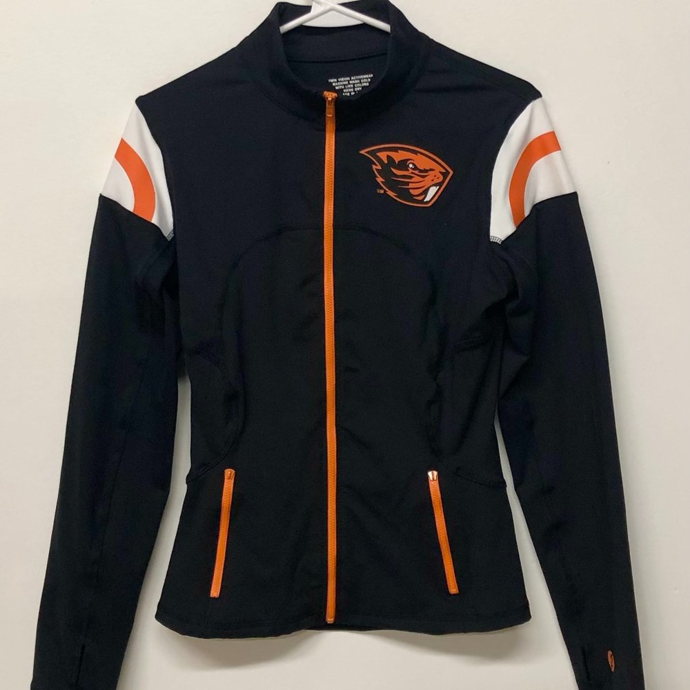 OSU Beavers Women’s Full Zip Zip Yoga Jacket (Size Small) Only One Ever Made!
